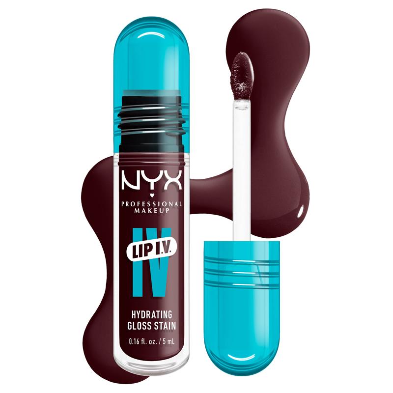 Load image into Gallery viewer, NYX Lip IV Hydrating Gloss Stain Mocha Me Wet
