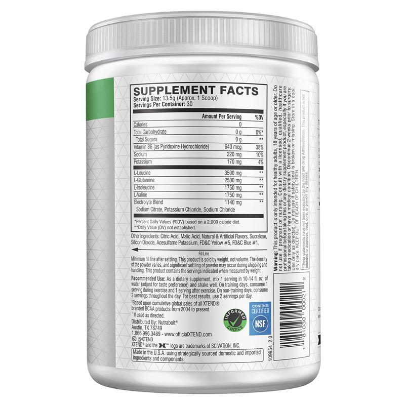 Load image into Gallery viewer, Xtend BCAA Lemon Lime Squeeze 30 Serves
