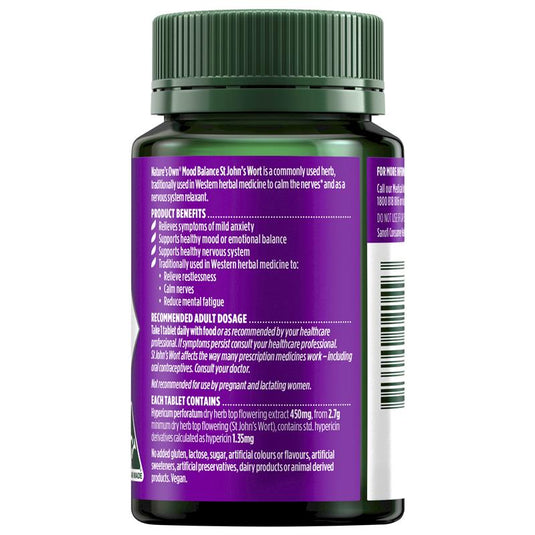 Nature's Own Mood Balance St Johns Wort 50 Tablets
