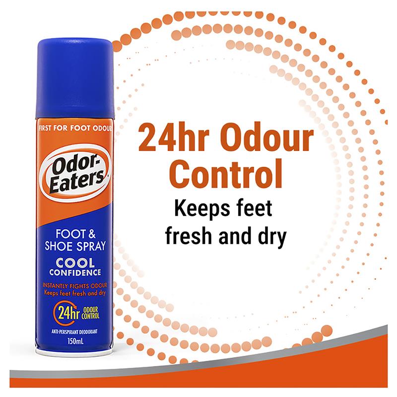 Load image into Gallery viewer, Odor-Eaters Foot &amp; Shoe Spray Cool Confidence 150ml
