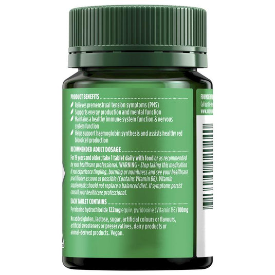 Nature's Own Vitamin B6 100mg 60 Tablets
