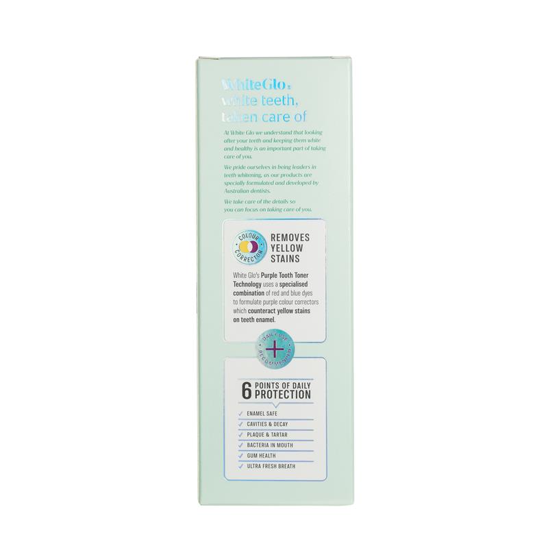 Load image into Gallery viewer, White Glo Toothpaste Purple Tooth Toner 115g
