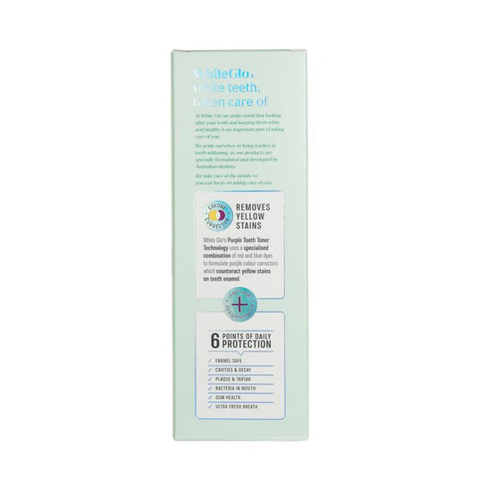 White Glo Toothpaste Purple Tooth Toner 115g