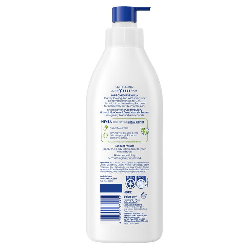 Load image into Gallery viewer, NIVEA Aloe &amp; Hydration Body Lotion 400ml

