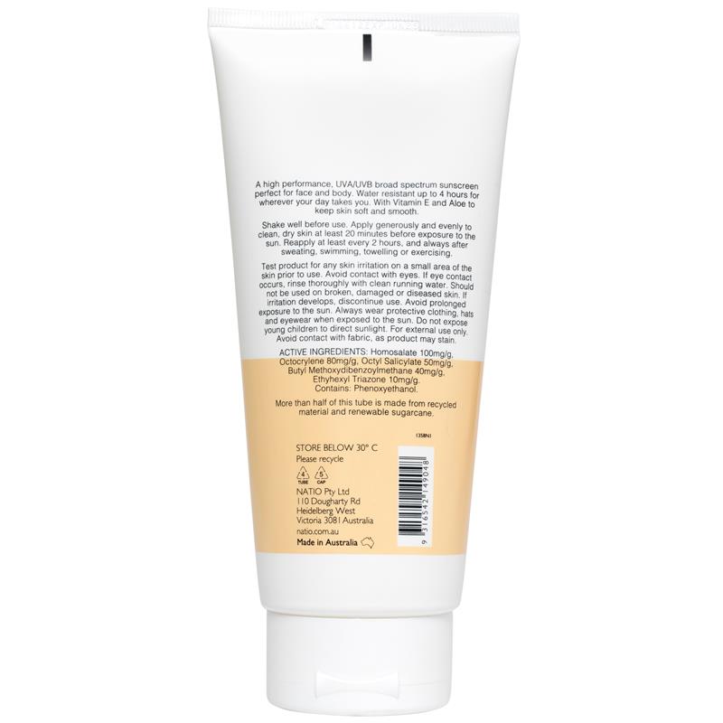Load image into Gallery viewer, Natio Quick Dry Moisturising Sunscreen SPF 50+ 200ml
