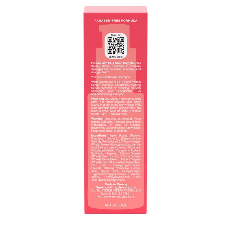Load image into Gallery viewer, OGX Bond Protein Sealing Serum 50ml

