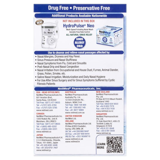 NeilMed Sinus Rinse Starter Kit 10 Sachets