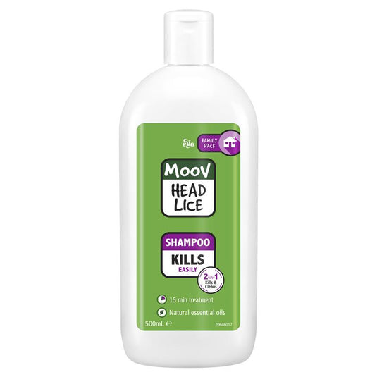 Moov Head Lice Shampoo 500Ml - Lice/Nits