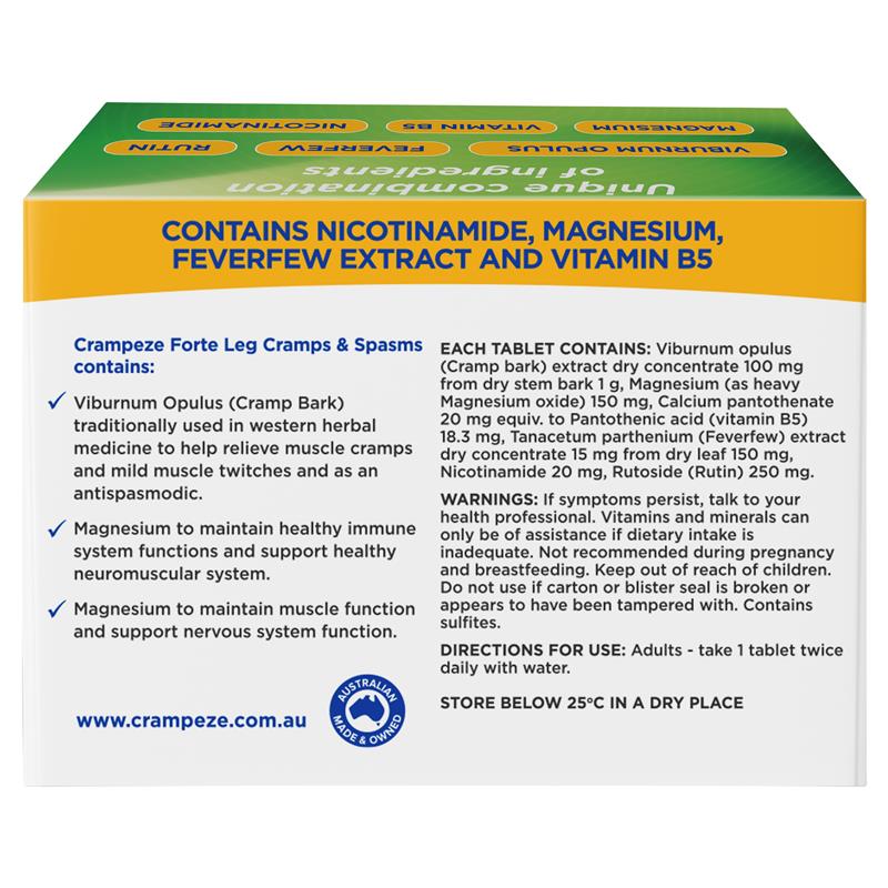 Load image into Gallery viewer, Crampeze Forte 60 Tablets
