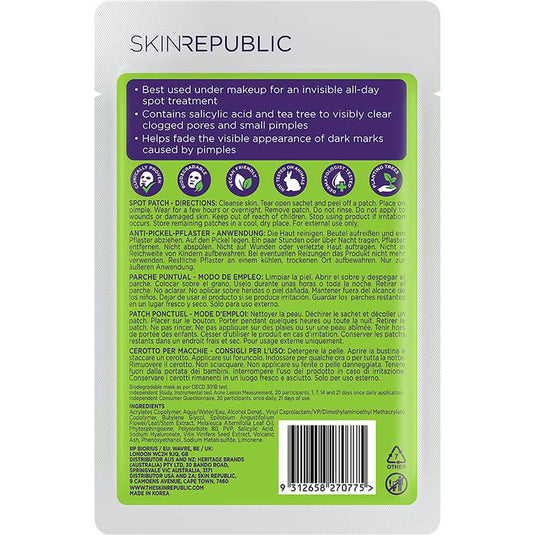 Skin Republic Spot Clear Salicylic Acid Patch 48 Pack
