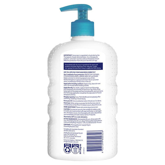 Cancer Council SPF 50 Sport Dry Touch & Sweat Resistant 500ml