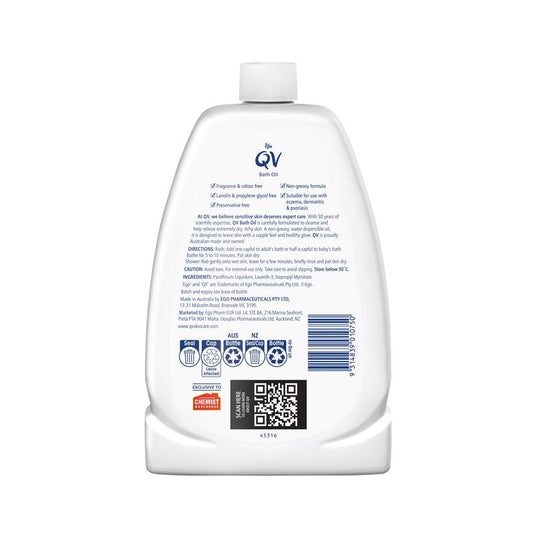 QV Bath Oil 1.25L Shower & Bath Oil