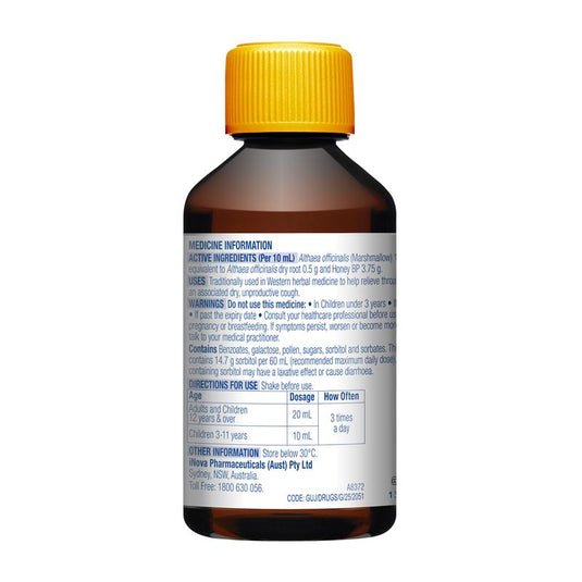 Durotuss Relief + Honey Dry Cough Liquid 200ml