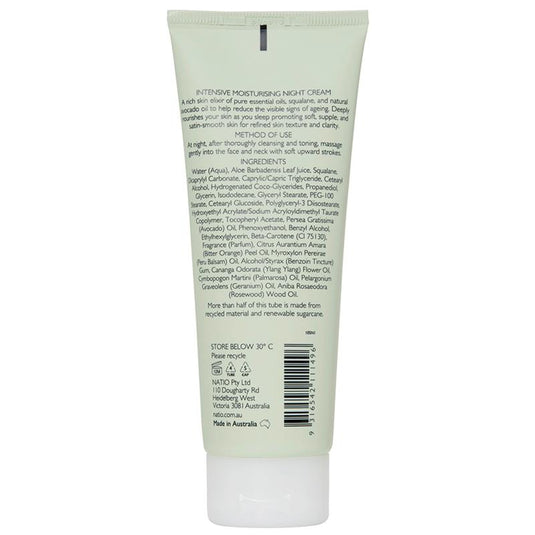 Natio Intensive Moisturising Night Cream 100g