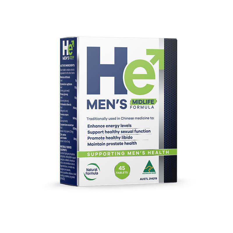 Load image into Gallery viewer, He Men's Midlife Formula 45 Tablets
