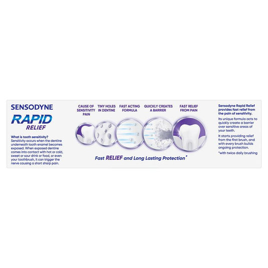 Sensodyne Sensitive Teeth Pain Rapid Relief Toothpaste 100g