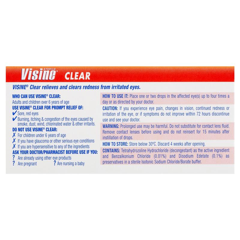 Load image into Gallery viewer, Visine Clear Eye Drops 15mL
