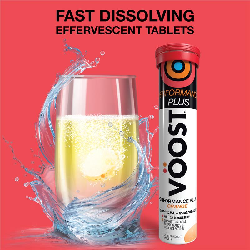 Load image into Gallery viewer, Voost Performance Plus Orange Effervescent 20 Pack
