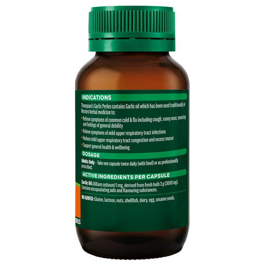 Thompson's Garlic Perles 180 Capsules