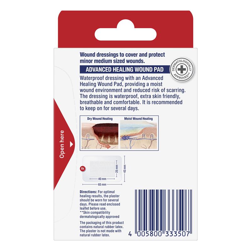 Load image into Gallery viewer, Elastoplast Waterproof Fast Healing Dressings 8 Pack
