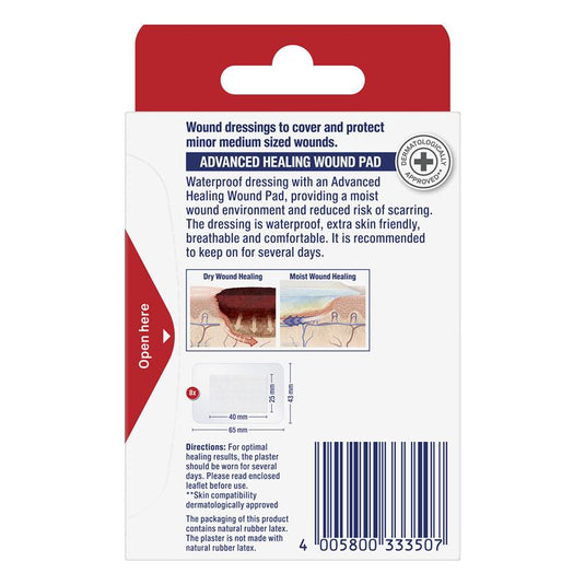 Elastoplast Waterproof Fast Healing Dressings 8 Pack