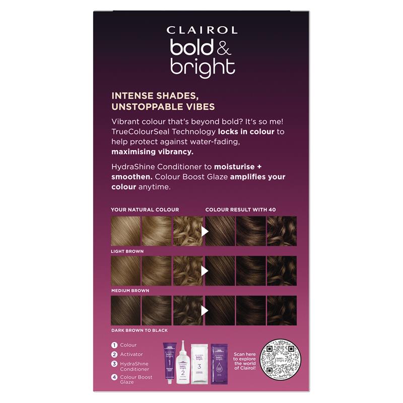 Load image into Gallery viewer, Clairol Bold &amp; Bright Permanent Hair Colour 40 Cafecito
