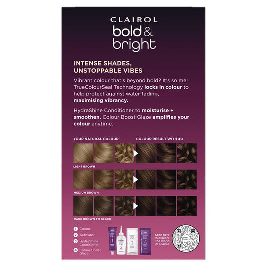 Clairol Bold & Bright Permanent Hair Colour 40 Cafecito
