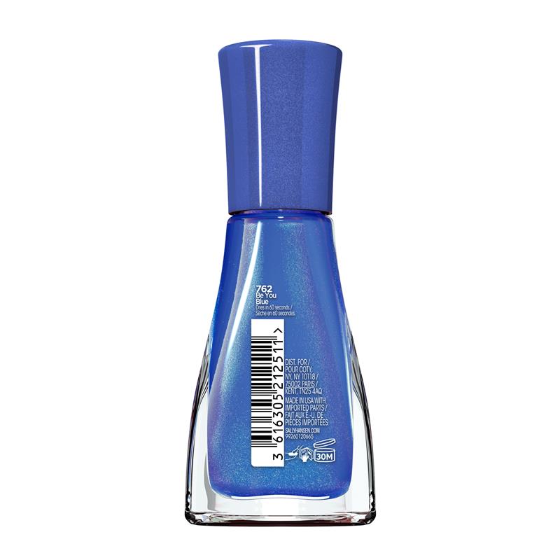 Load image into Gallery viewer, Sally Hansen Insta Dri Nail Polish x Glaad Together In Pride Be You Blue 9.17ml

