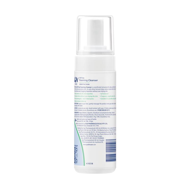 Load image into Gallery viewer, Ego QV Face Oil Free Foaming Cleanser 150ml
