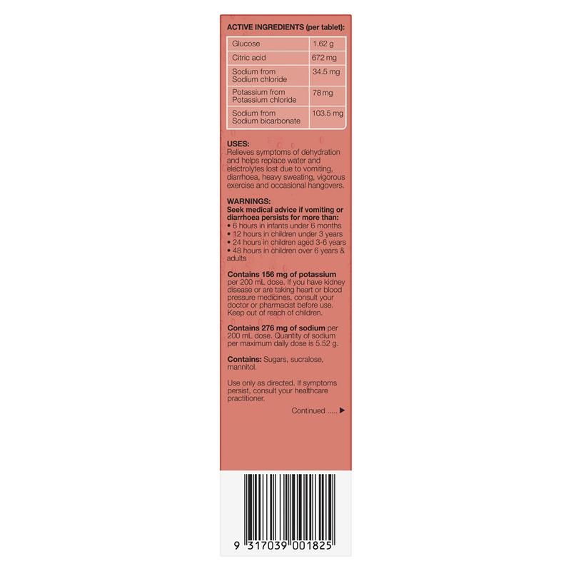 Load image into Gallery viewer, Hydralyte Electrolyte Effervescent Peach Crush 20 Tablets
