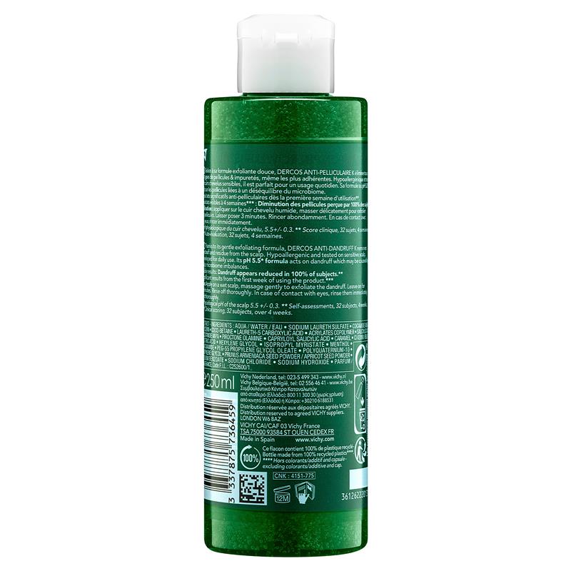 Load image into Gallery viewer, Dercos Anti-Dandruff K Deep Purifying Shampoo 250ml
