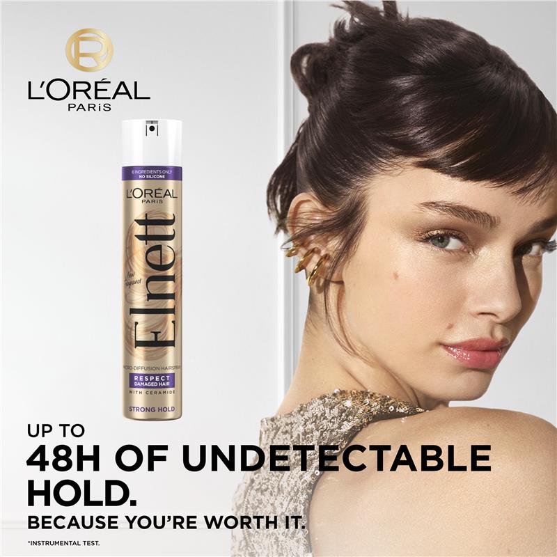 Load image into Gallery viewer, L’Oreal Paris Elnett Damaged Hair Ceremide Hairspray 75ml
