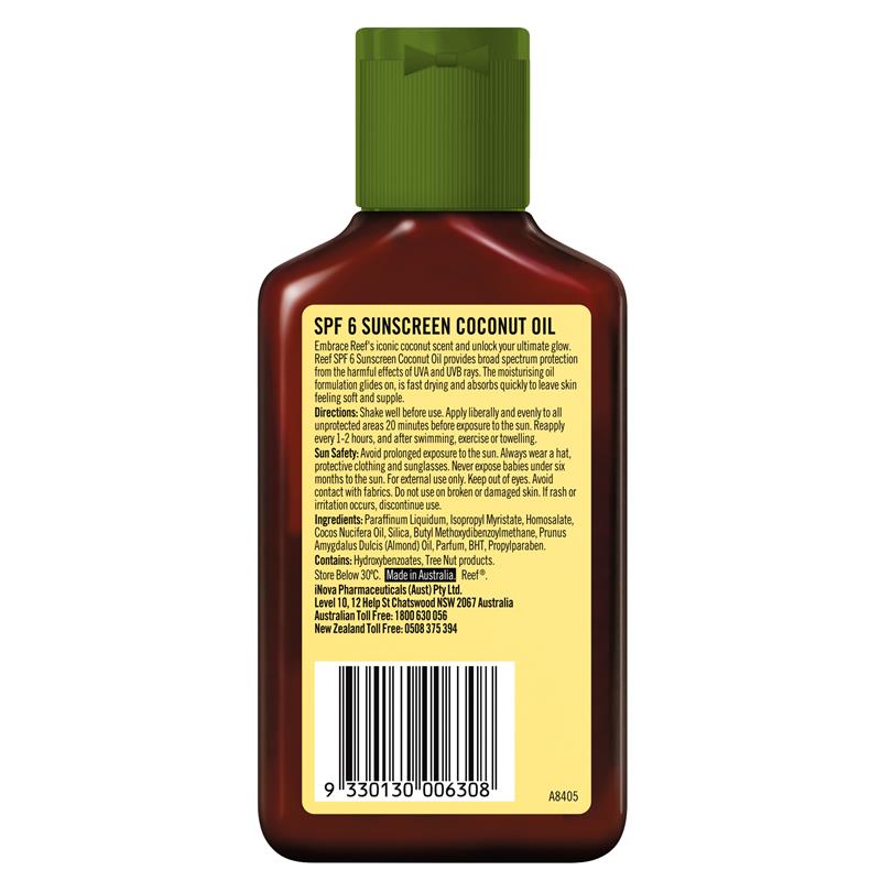 Load image into Gallery viewer, Reef Coconut Oil SPF 6+ 125ml

