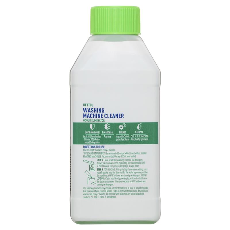 Load image into Gallery viewer, Dettol Washing Odour Eliminator Machine Cleaner 250ml
