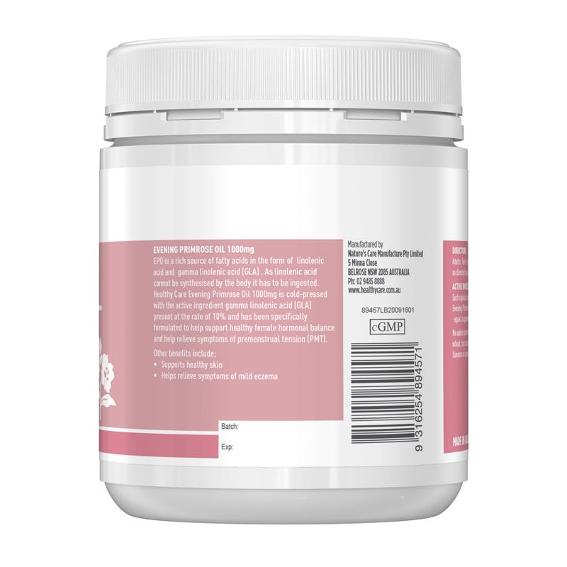 Load image into Gallery viewer, Healthy Care Evening Primrose Oil 1000mg 200 Capsules
