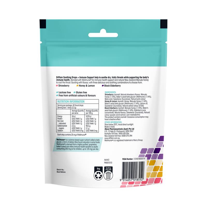 Load image into Gallery viewer, Difflam Soothing Drops + Immune Support Assorted Flavours 42 Drops
