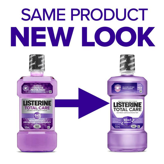 Listerine Total Care Antibacterial Mouthwash Value Pack 1.5L