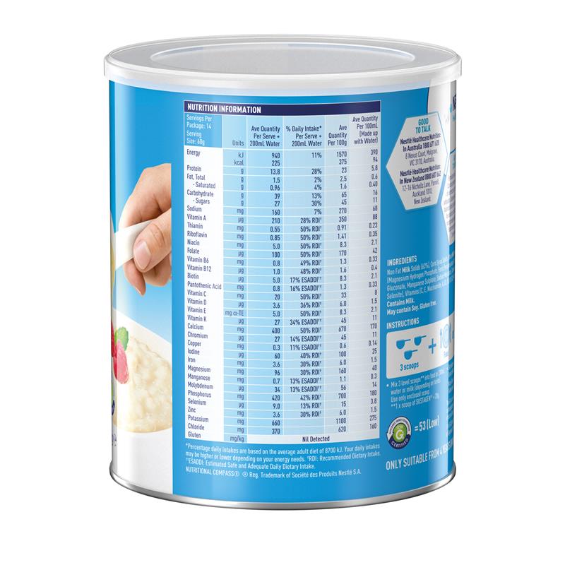 Load image into Gallery viewer, Sustagen Hospital Formula Nutritional Supplement Neutral Flavour 840g
