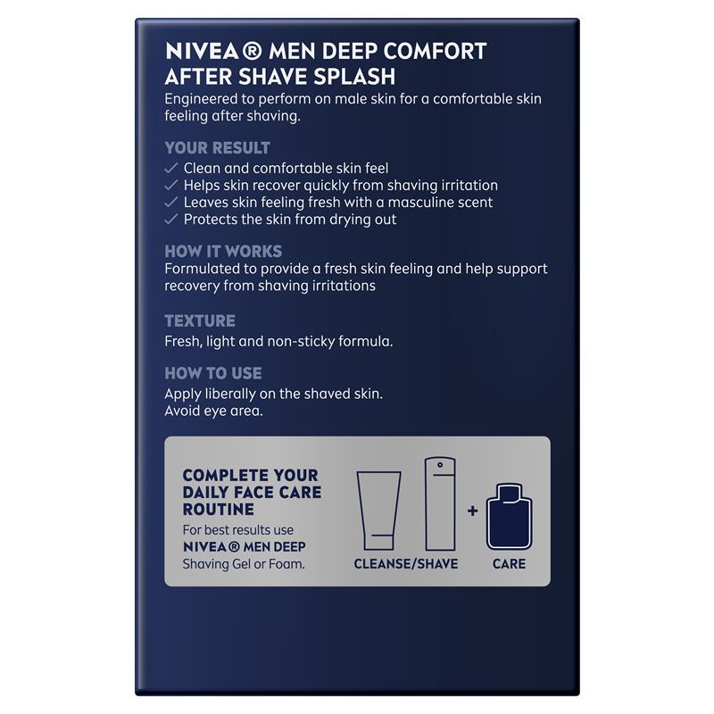 Load image into Gallery viewer, NIVEA for Men Deep After Shave Splash 100ml
