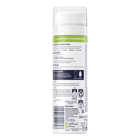 NIVEA MEN Sensitive Shaving Foam Instant Protection 200ml