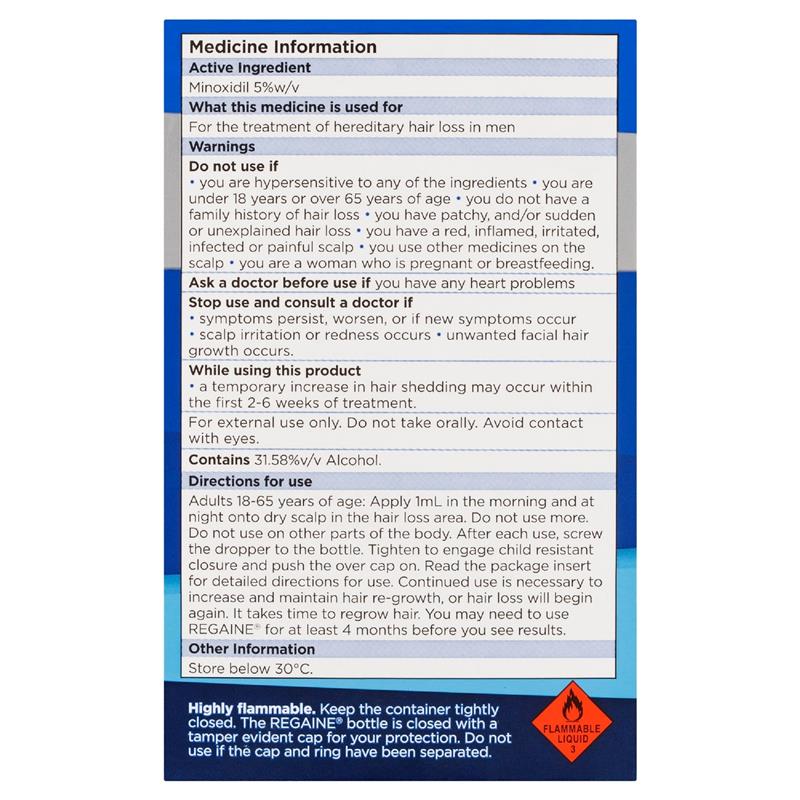 Load image into Gallery viewer, Regaine Mens 5% Minoxidil Solution Hair Regrowth Treatment 60ml
