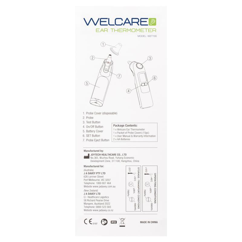 Load image into Gallery viewer, Welcare 2 In 1 Ear Thermometer
