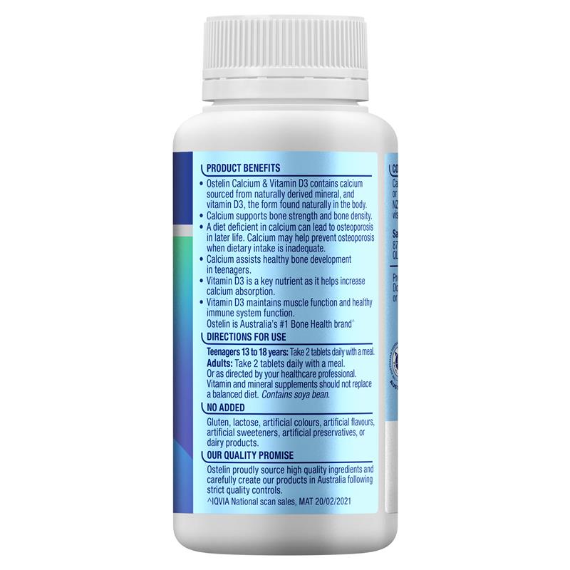 Load image into Gallery viewer, Ostelin Calcium &amp; Vitamin D3 130 Tablets
