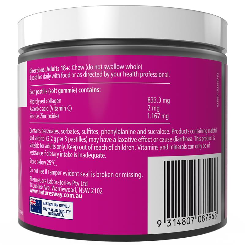 Load image into Gallery viewer, Nature's Way Beauty Collagen Peptides + Vit C 45 Gummies

