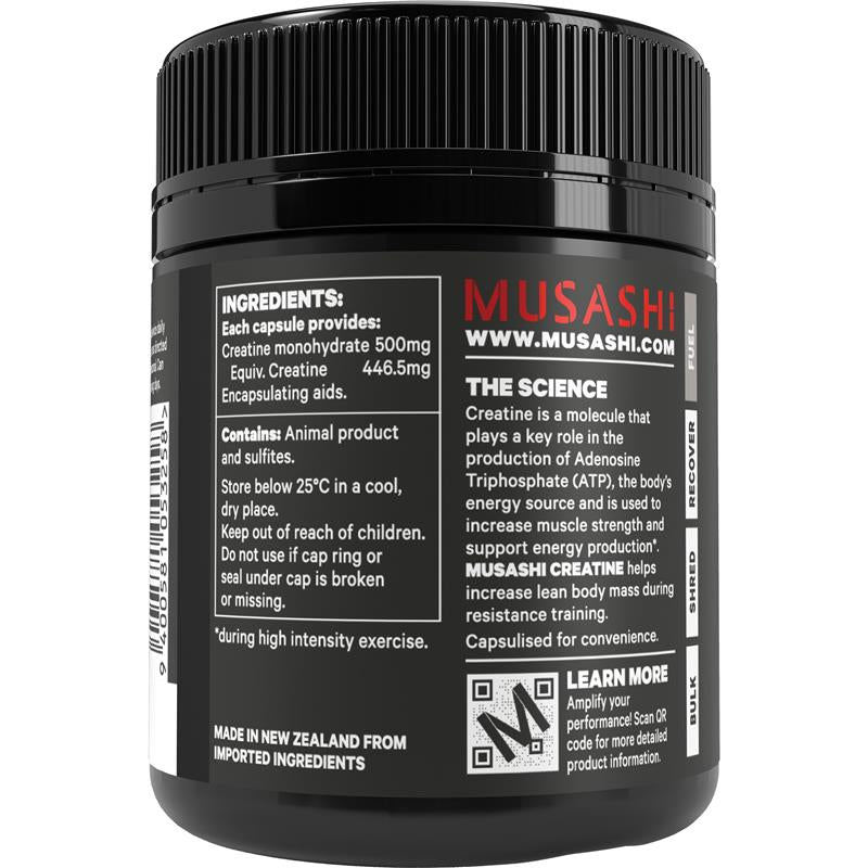 Load image into Gallery viewer, Musashi Creatine 120 Capsules
