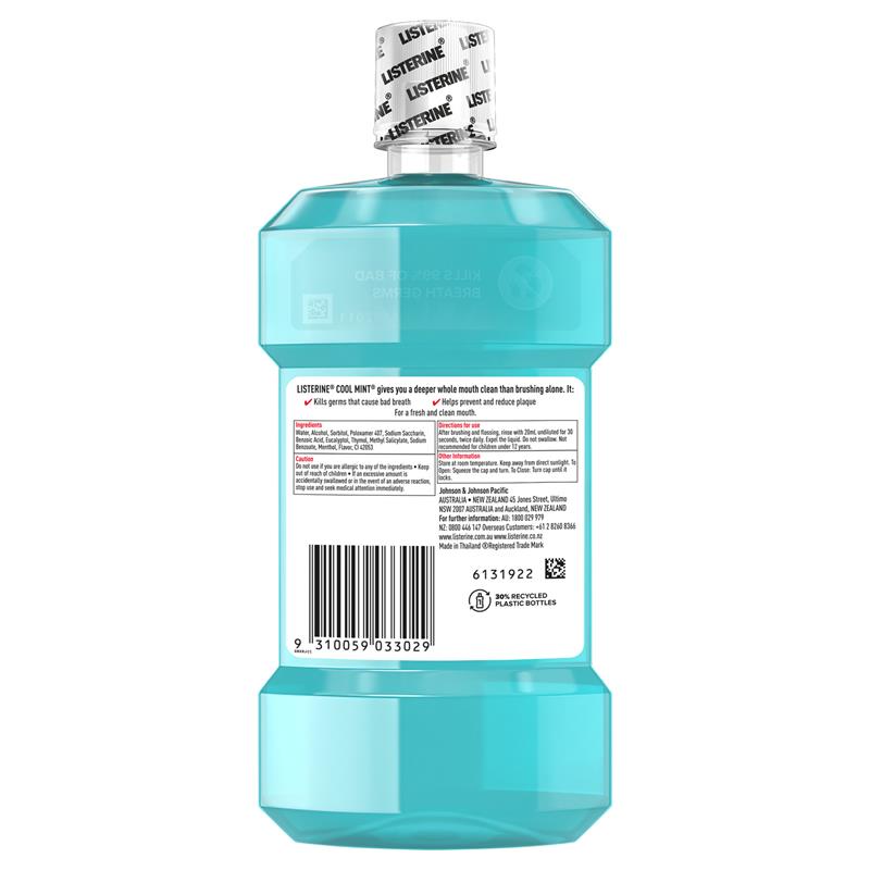 Load image into Gallery viewer, Listerine Cool Mint Antibacterial Mouthwash 250mL
