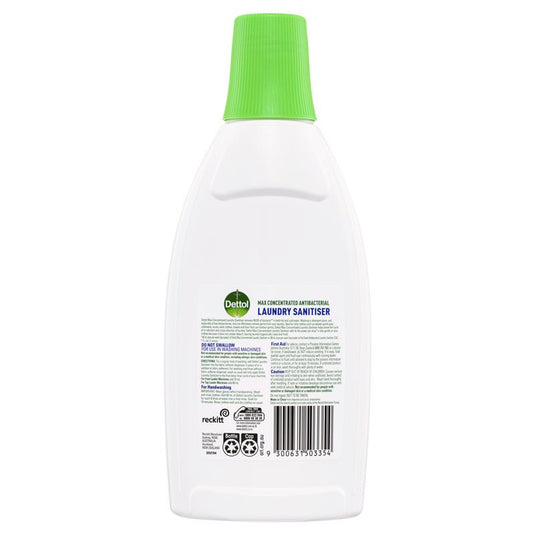 Dettol Max Concentrated Antibacterial Laundry Sanitiser Natural Eucalyptus 750ml