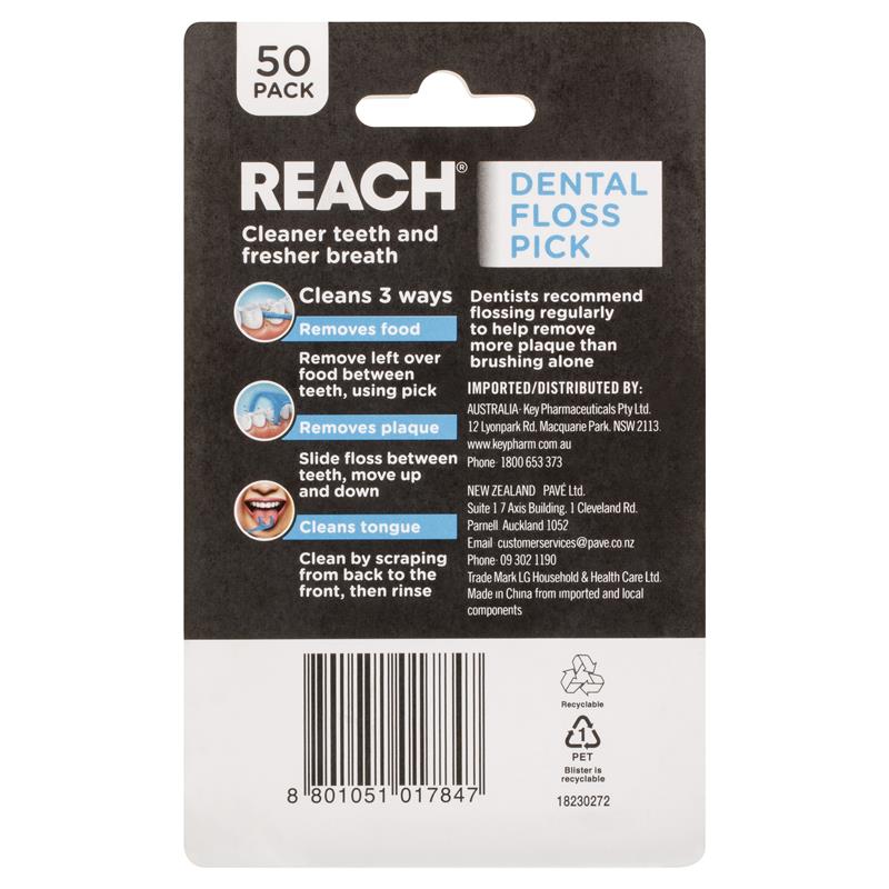 Load image into Gallery viewer, Reach Dental Floss Pick 50 Pack
