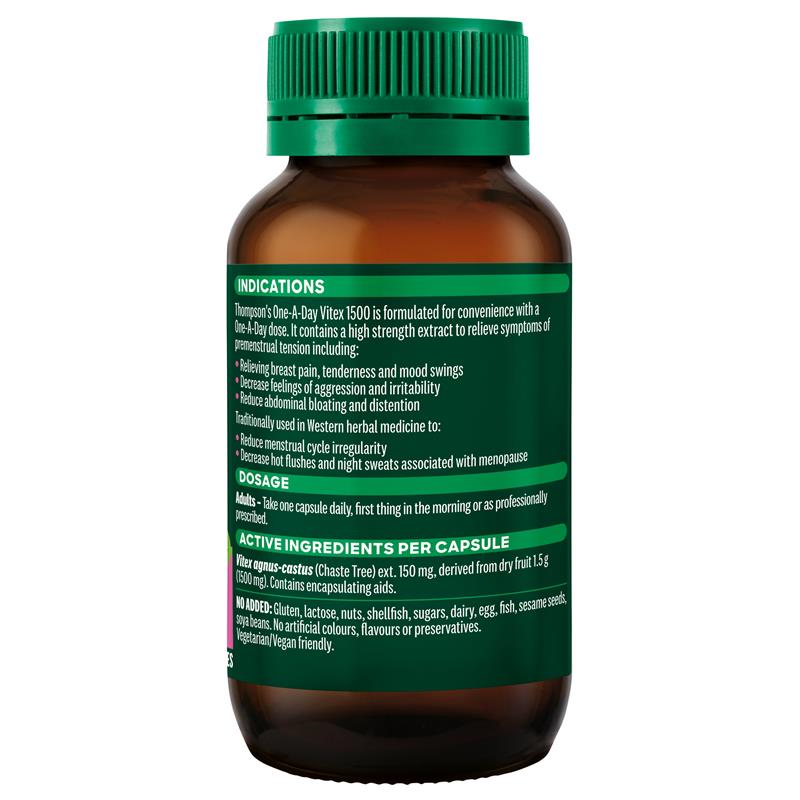 Load image into Gallery viewer, Thompson's One-A-Day Vitex 1500mg 60 Capsules
