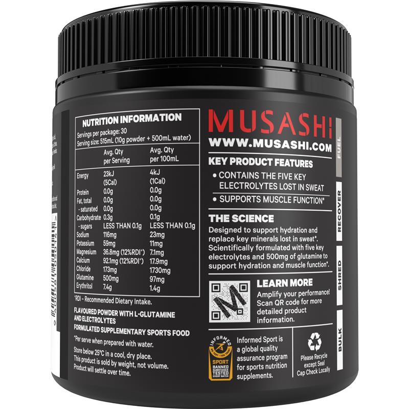 Load image into Gallery viewer, Musashi Electrolytes Watermelon 300g
